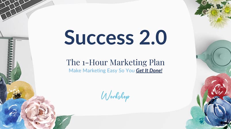1 hour marketing plan workshop